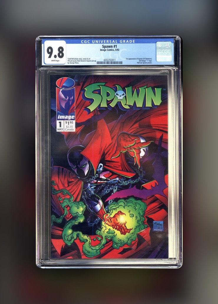 Spawn #1 by new DRiP Creator @Todd_McFarlane sold 1.7 million copies, setting the world-record for sales of an indy comic book. We're giving away this CGC 9.8-graded first edition tomorrow: 1️⃣ Subscribe to Todd McFarlane DRiP 2️⃣ RT & reply below with your DRiP wallet