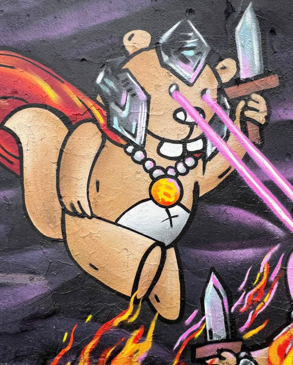 harindoardianto's tweet photo. Present to you the GUMBO-SUPERHERO! 
The essence of my idea was to turn a drawing from paper into street graffiti.
@thegumboworld 
@willnotdm 
@0xBoeroe 
@appic95
@bchungus_
@classicmuffinn 
#gumboworld
DC: NEDOVILIER https://t.co/noxKubGsGV