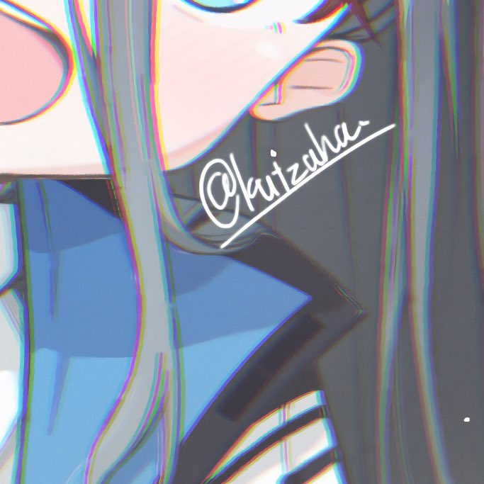 aris (blue archive) 1girl solo long hair open mouth blue eyes simple background black hair  illustration images