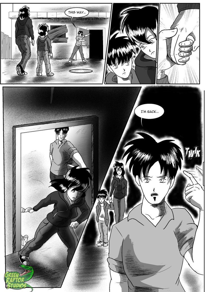 @Tonpa2 A couple of pages from our on going manga series Kalwa, it’s a time traveling Adventure story following a teenage girl with a time traveling cell phone. Here’s a few pages, more chapters on the website. kalwawebcomic.com/chapters/