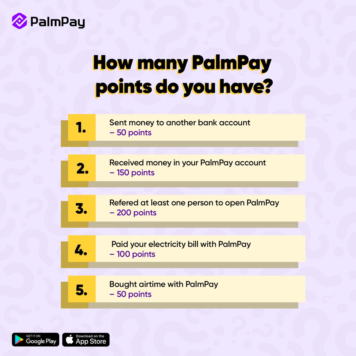 Think you are PalmPay's biggest fan? How many points did you score? Tell us in the comments. #PalmPay