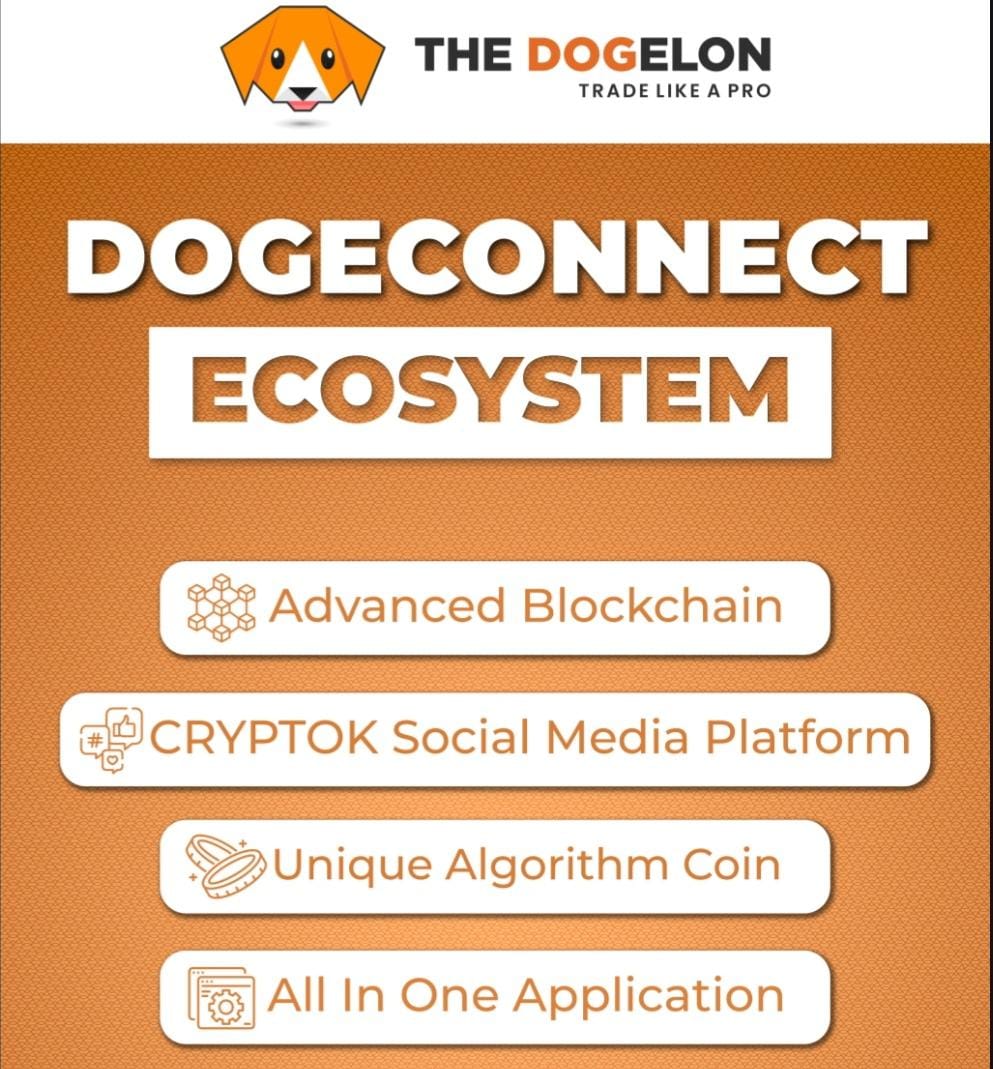 thedogelon's tweet photo. Dogeconnect Ecosystem to Enhance The Experience of Crypto Community.

Here Are The List of The Ultimate Products.

1. Blockchain Explorer 
2. Crypto Social Media Platform 
3. Unique Algorithm Coin
4. All in One Application

Sign Up Today:- https://t.co/1RilKDRJKO

#thedogelon https://t.co/U0PmgrdQ4E