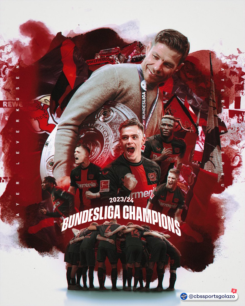 BAYER LEVERKUSEN WIN THE BUNDESLIGA FOR THE FIRST TIME EVER 🏆🔥