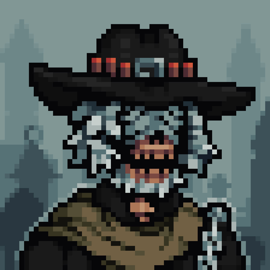 "Once upon a time, there was a blind hunter in a small village. He was a brave and skilled hunter"