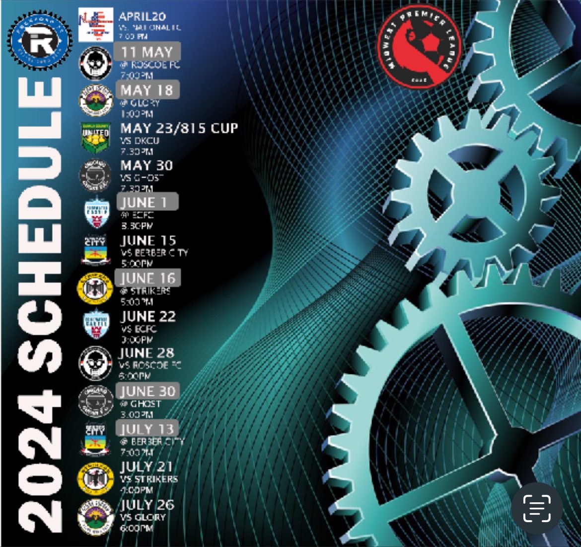 RockfordFC's tweet photo. Hold on to your hats folks! Schedules are out! 
Agarrense de sus sombreros! Los Horarios están ahora disponibles! https://t.co/Z0uIte2vGc