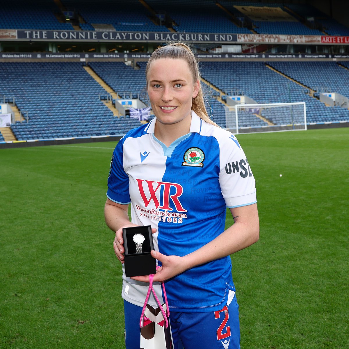 Congratulations to our <a href="/pjthejeweller/">Peter Jackson the Jeweller</a>  Player of The Match, Niamh Murphy 🏆

Well done <a href="/niamhmurphy_3/">Niamh Murphy</a>  👏🏼

#Rovers 🔵⚪