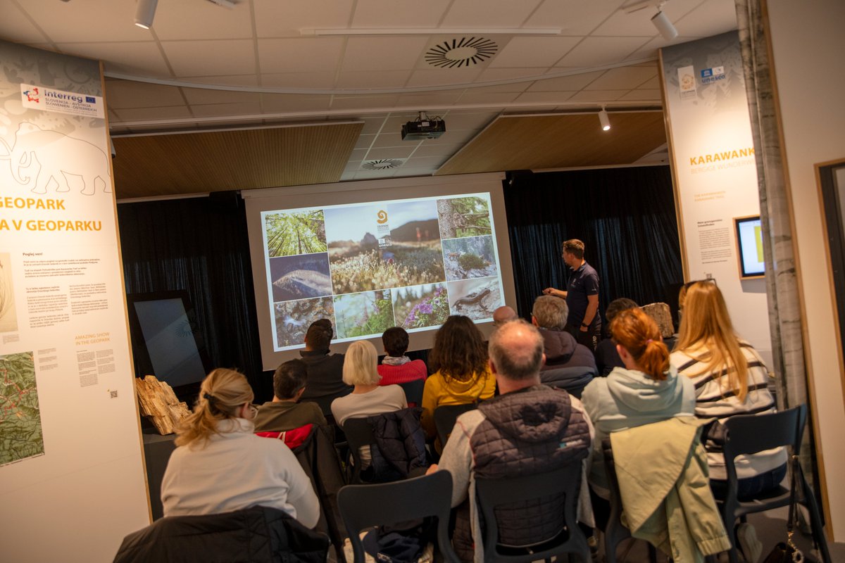 VisitGeopark's tweet photo. We proudly hosted representatives of Regional Development Agencies from Slovenia.

 #visitgeoparkkarawanken #humanitaproject #interregcentraleurope #interregalpinespace #interregsiat #geoDom
📷@UroshGrabner https://t.co/joRQ43Jyu1