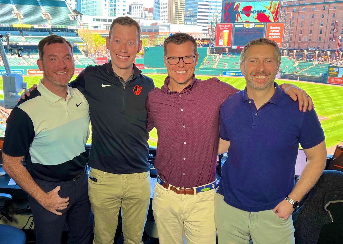 10 years ago, we were all in AAA in the same division. Now we’re on all the broadcast mediums for the same game. Cheers fellas!
