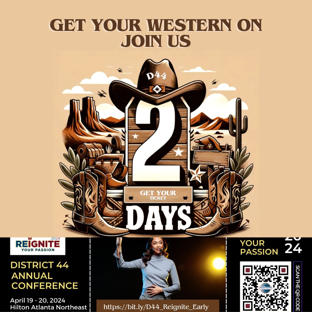 Only Two Day Left to Get Your Ticket