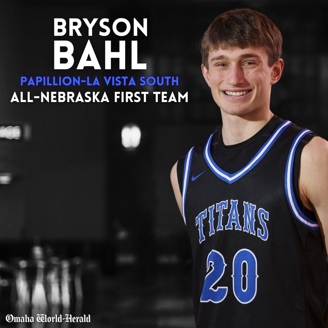 Congrats to @PLSHSTitans's @BrysonBahl20 for being selected to the 2024 All-Nebraska basketball team! Meet the team: omaha.com/sports/high-sc… #nebpreps