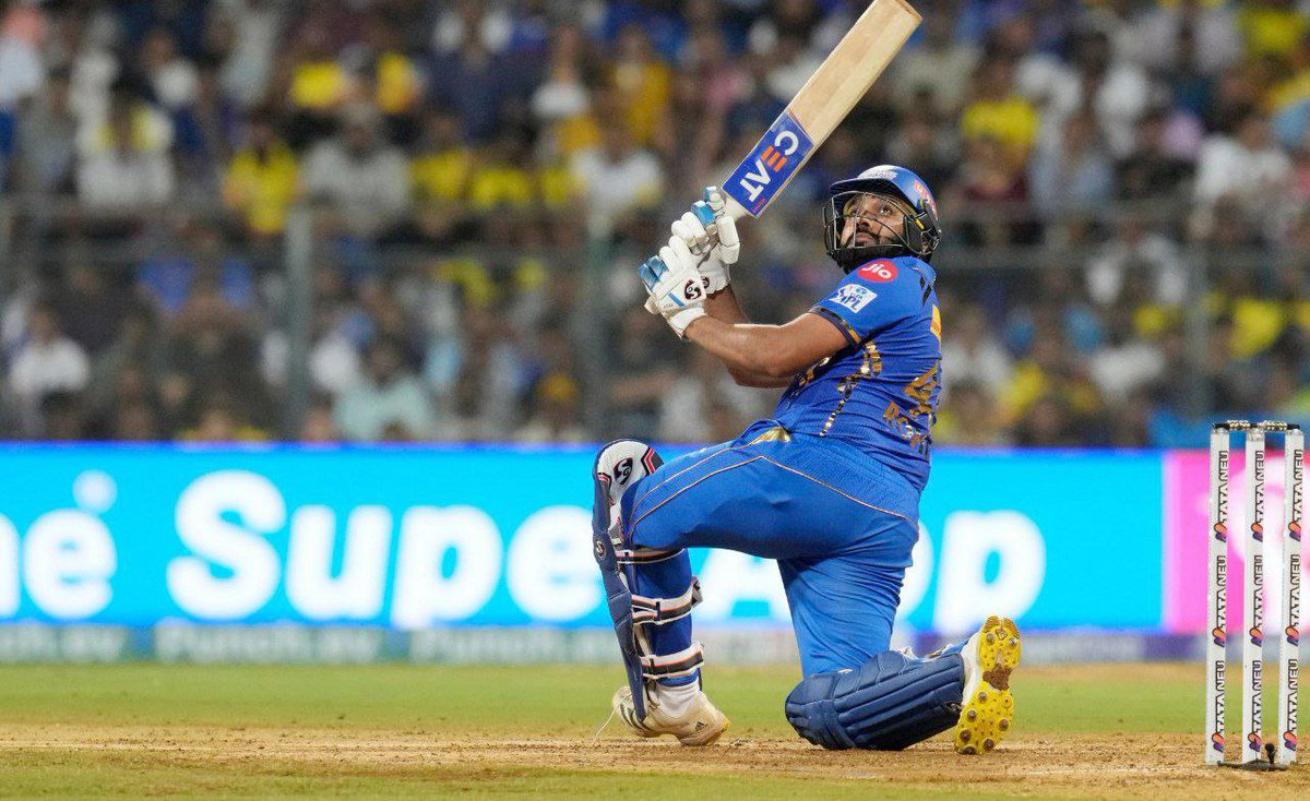 - 1000+ FOURS.
- 500+ SIXES.

- Rohit Sharma is the Only to have 1000+ Fours & 500+ Sixes in T20 Cricket history! ⭐

#MIvsCSK #RohitSharma #hitman