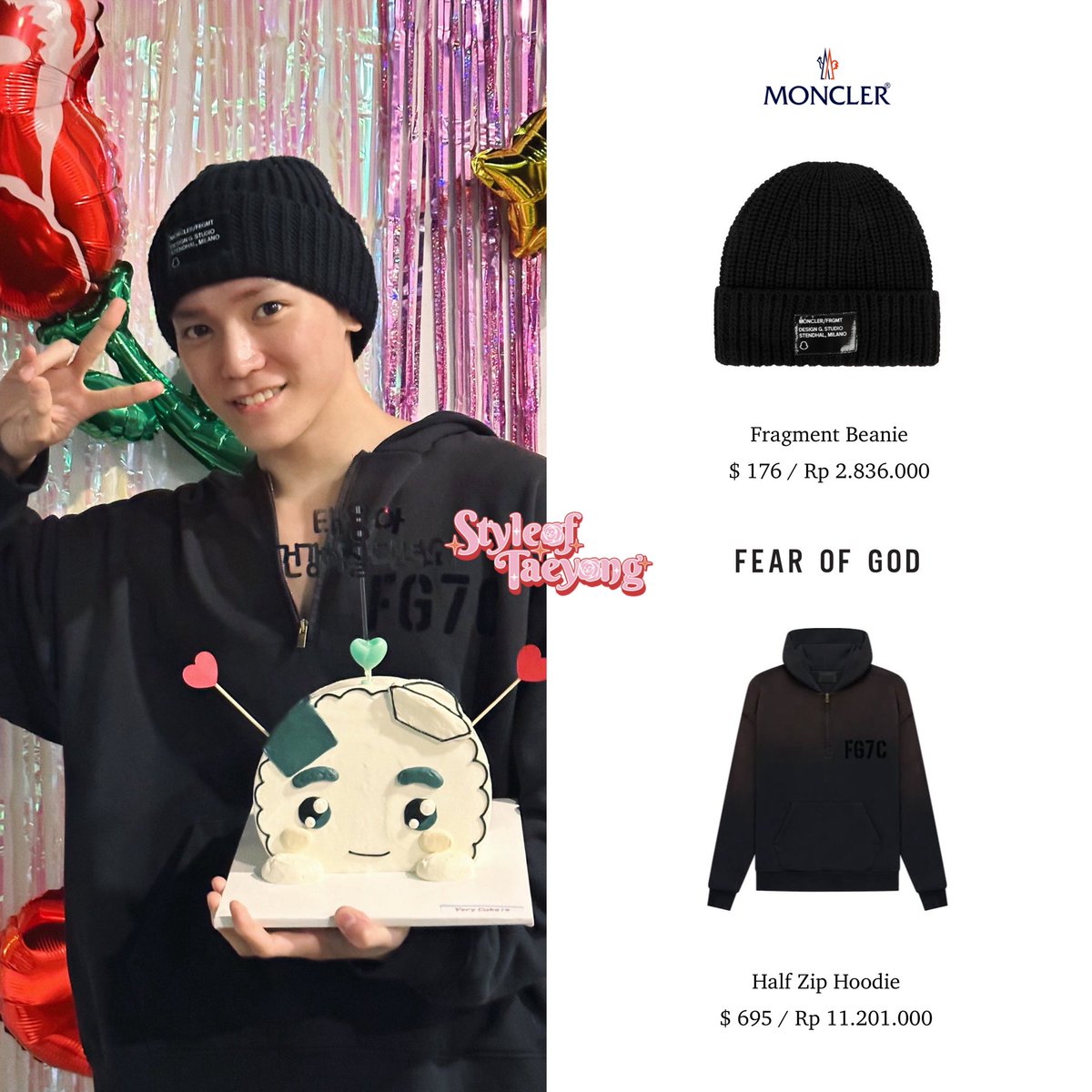 @NCTsmtown_127 Update 🥹🤍 MONCLER - FEAR OF GOD #언제나_태용이편 #AlwaysHereTaeyong