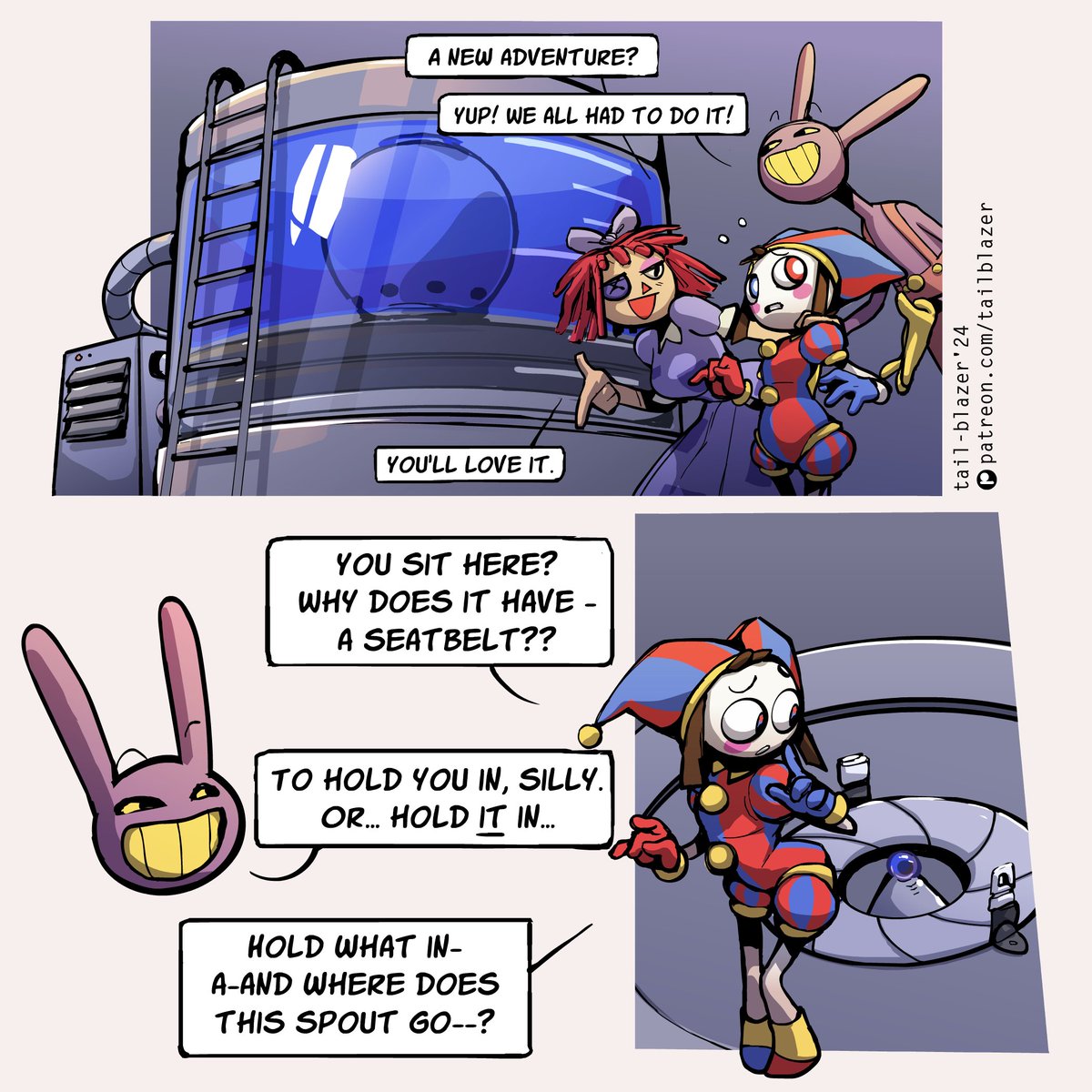 TailBlazerArt's tweet photo. Pomni berry pg 1-4🫐

(I forgot to post all these together lol) https://t.co/uNXUDRbgvq