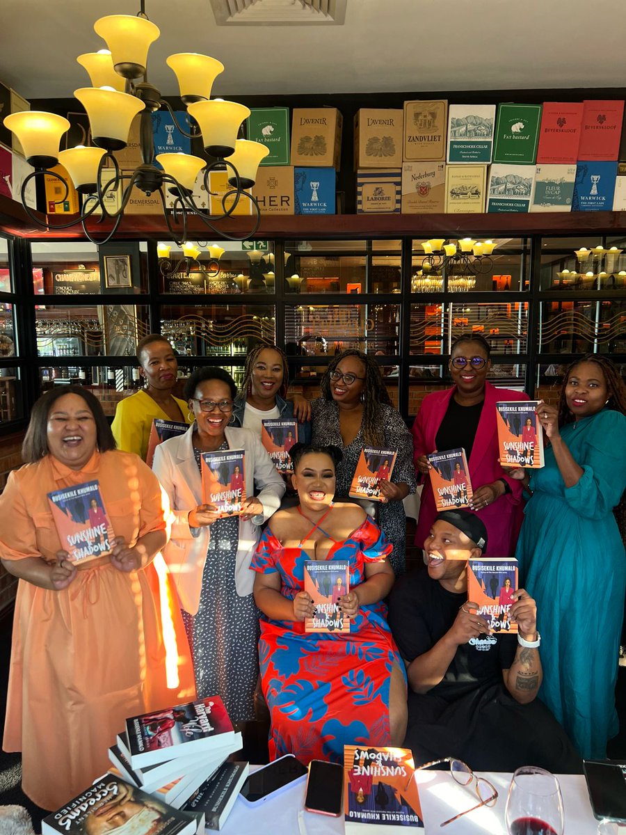 khumalo_busie's tweet photo. #BookclubSunday
A doll, her creation, and the bibliophiles who consume her work.
Thank you, Kopano Odyssey Book Club, for being such gracious and animated hosts. https://t.co/lpV0qLs90g