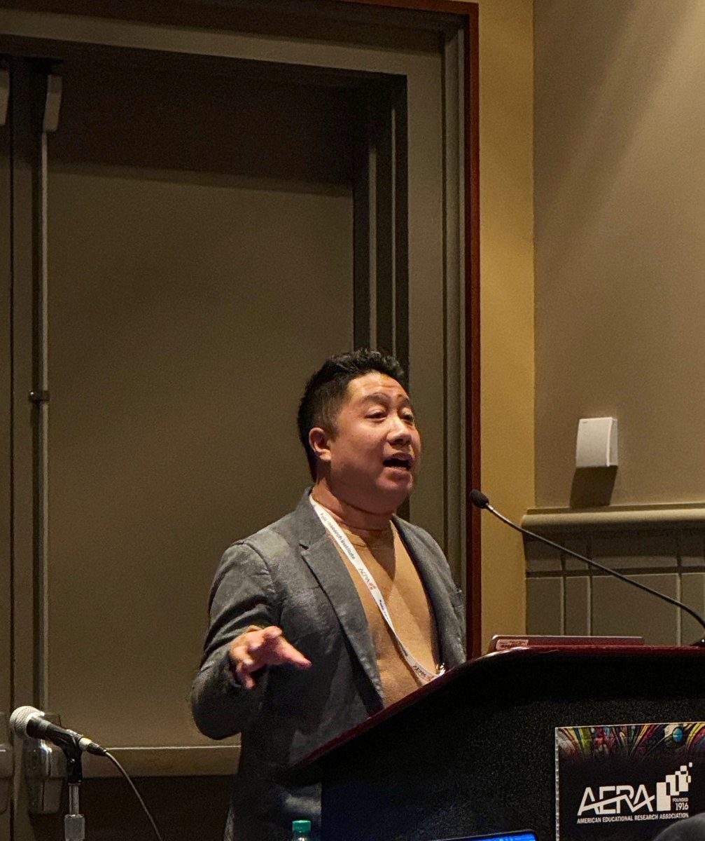 Watching our favorite Dr. @carlton_fong Chairing & presenting at #AERA2024 on “Reimagining Help-Seeking Contexts for Minoritized College Students: Toward Equity-Focused and Asset-Based Research” #Symposium was beyond inspiring! 🙌😁💯@AERA_EdResearch #EdPsychology #Motivation
