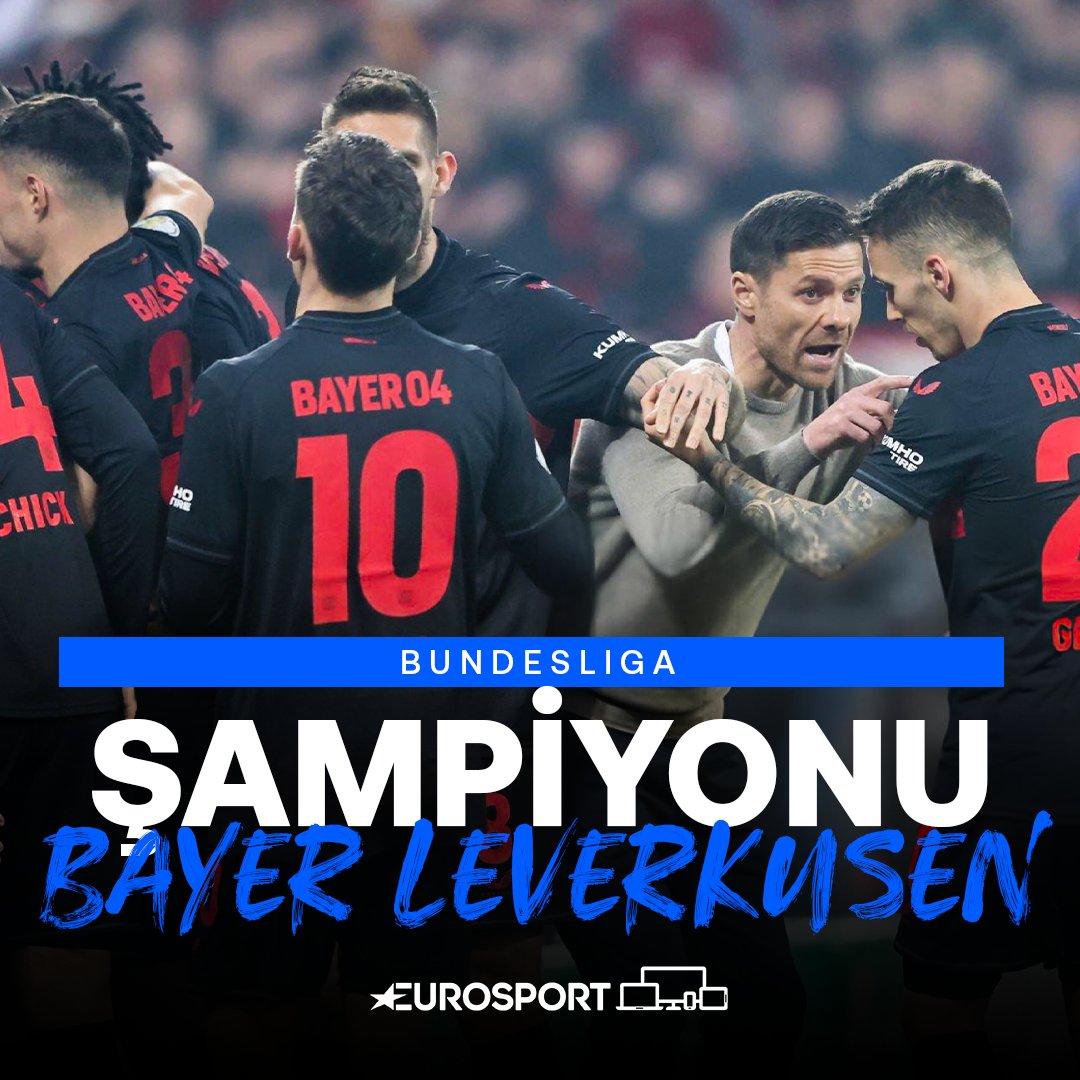 🏆ŞAMPİYON BAYER LEVERKUSEN🏆 👏Bundesliga'nın yeni bir şampiyonu var! #ForOurDream