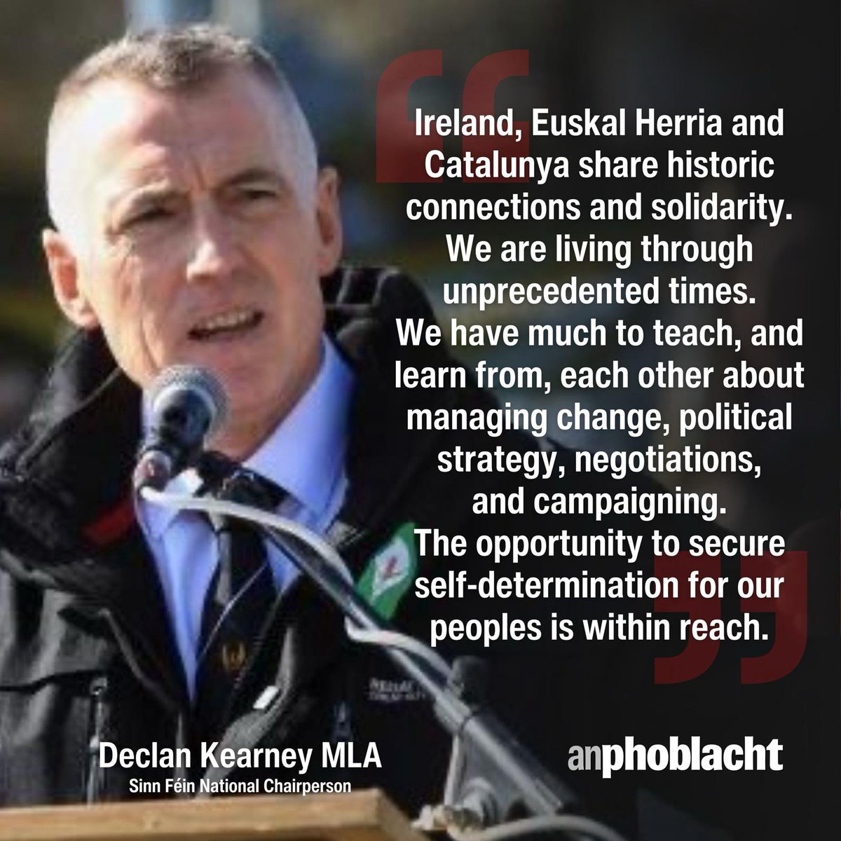 #Ireland #EuskalHerria #Catalunya Self-determination is within reach. Read more at anphoblacht.com/contents/28649