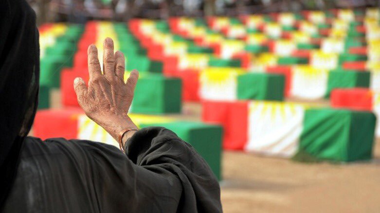 Thirty-six agonizing years since the Ba’ath regime unleashed the #Anfal genocidal campaign against the people of #Kurdistan, aiming to eradicate our very essence. The scars endure, an indelible reminder to never relinquish the quest for our rights and freedom. #NeverForgotten