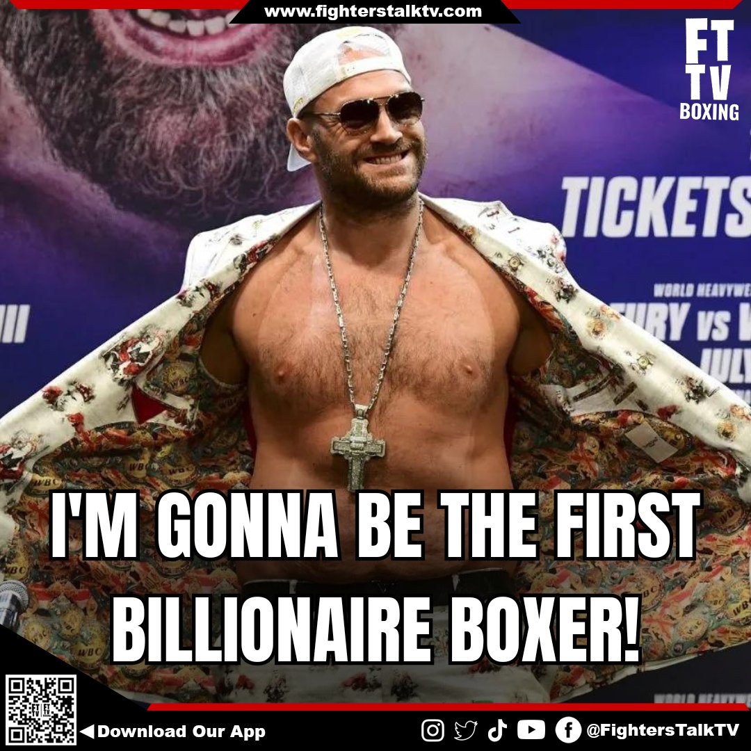 WHAT'S YOUR TAKE? FROM 'GYPSY KING' TO 'GYPSY BILLIONAIRE'

With his 10-fight deal with the Saudis, Fury thinks he's on course to become the first billionaire boxer!

@Queensberry @FrankWarren

#tysonfury #OleksandrUsyk #ringoffire #boxing #boxingfans #boxingnews #Queensberry