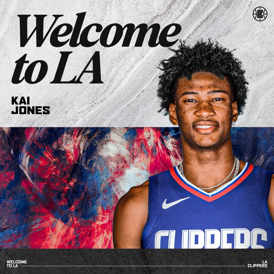 LAClippers's tweet photo. Welcome to #ClipperNation, Kai Jones! https://t.co/e1iY1DK2BT