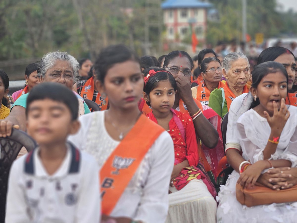 Along with @BJP4AnN's President and party leaders, addressed a public meeting and appealed to vote for Shri Bishnu Pada Ray Ji to create history with #PhirEkBaarModiSarkar under the mission of #AbkiBaar400Paar. 📍Kadamtala, Andaman and Nicobar 🗓️14.04.2024