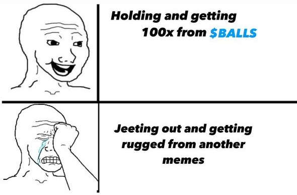 Blueballsai's tweet photo. @cousincrypt0 $BALLS on base https://t.co/RUObTVfbSU