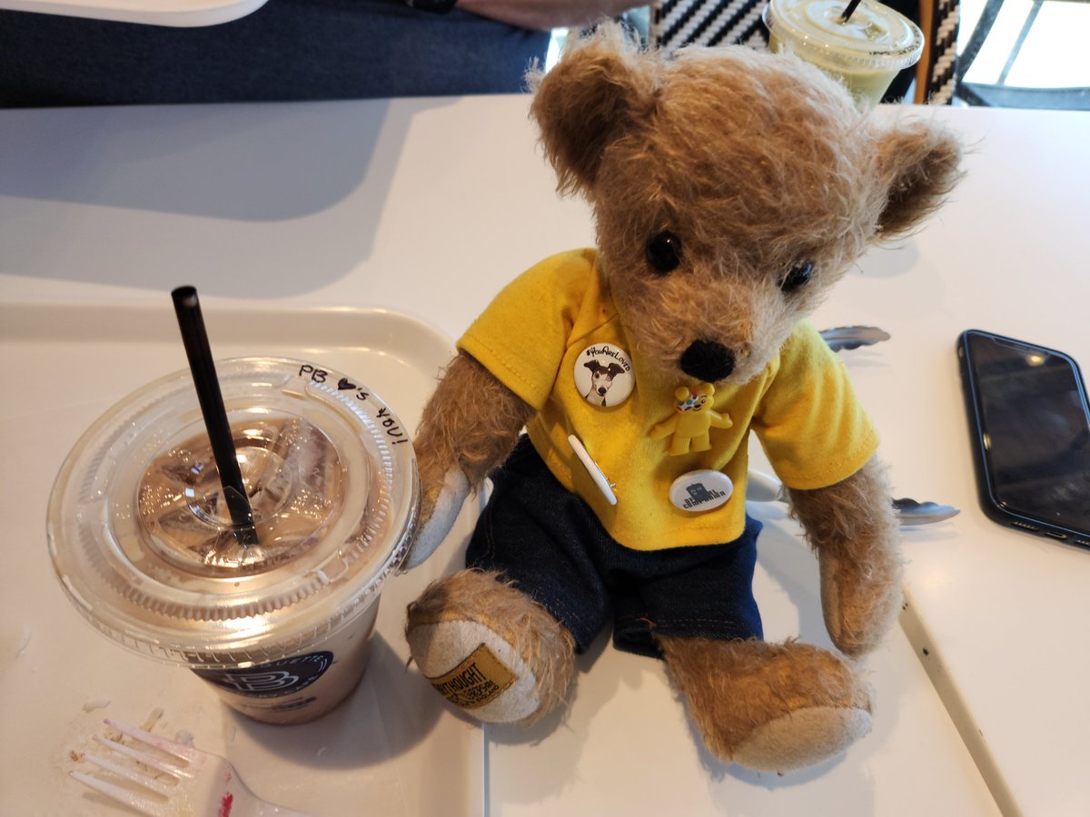 Thank you @ParisBaguetteUS for a wonderful first experience. The coconut cream croissant and the iced Nutella latte were fantastic!! - Ralphie #TheHugHouse #ARalphieStory