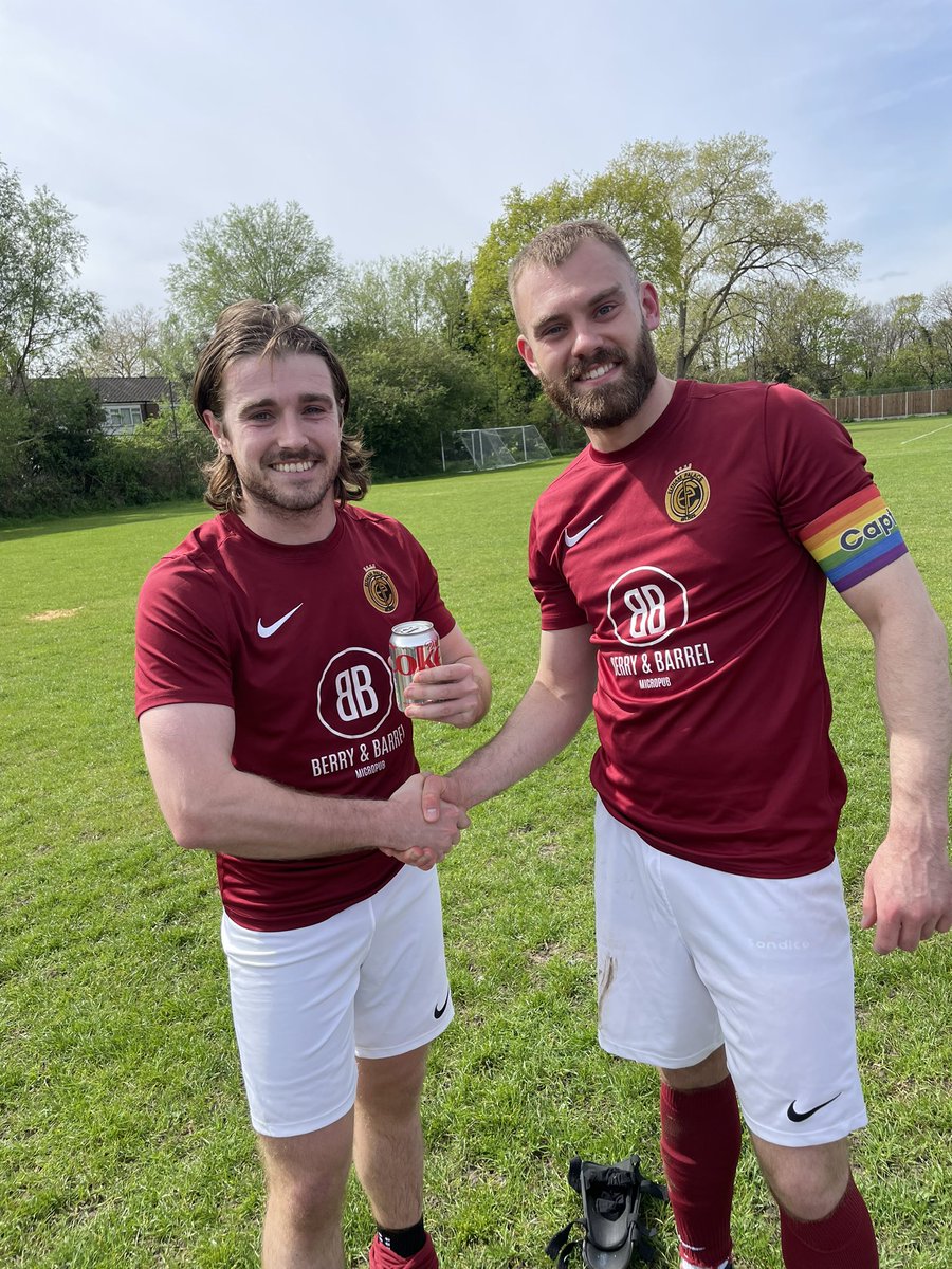 ElthamPalaceFC's tweet photo. SUPER SUNDAY‼️

A terrific team performance ensures The Mighty Palace boys earn all 3 points. 

A week off at the hot summer training camp, while we prepare for our Cup Final.  

The hat-trick hero Diet Coke MOTM - Liam Taylor⚽️⚽️⚽️

@WESFA_Football @SELKGrassroots 

🦝 https://t.co/X60x1c3q06
