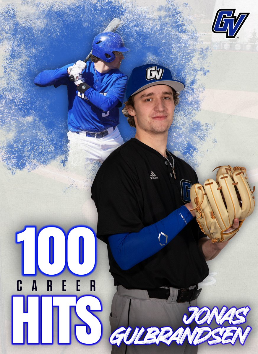 Junior 3B Jonas Gulbrandsen tallied the 100th hit of his career today. Congrats Jonas. #AnchorUp