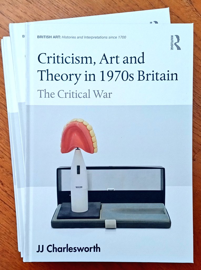 It took a while (ten years, but who's counting). But it's finally a book, thanks to the fine folk at @routledgeart. Out now. routledge.com/Criticism-Art-…