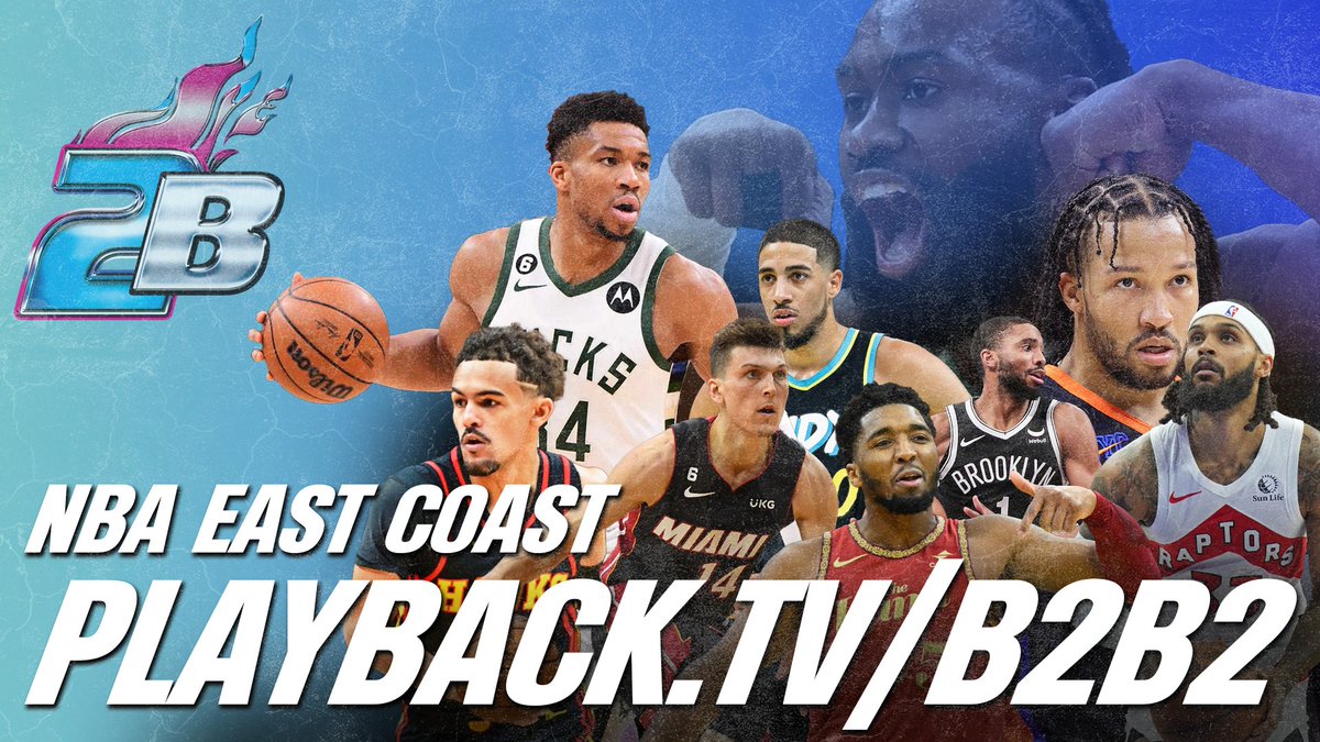 Boards2Buckets's tweet photo. 🏀 NBA on B2B-2 🏀 
🔥 Watch EVERY East playoff contending game with us today!
⏰️ LIVE RIGHT NOW
✅️ https://t.co/GCaq0Qtf4p

🌟 WIN 2 TYLER HERRO MGLES!🌟

#NBA #NBAX #HeatCulture #Pacers #Magic #Knicks https://t.co/2gSAVXmbUQ