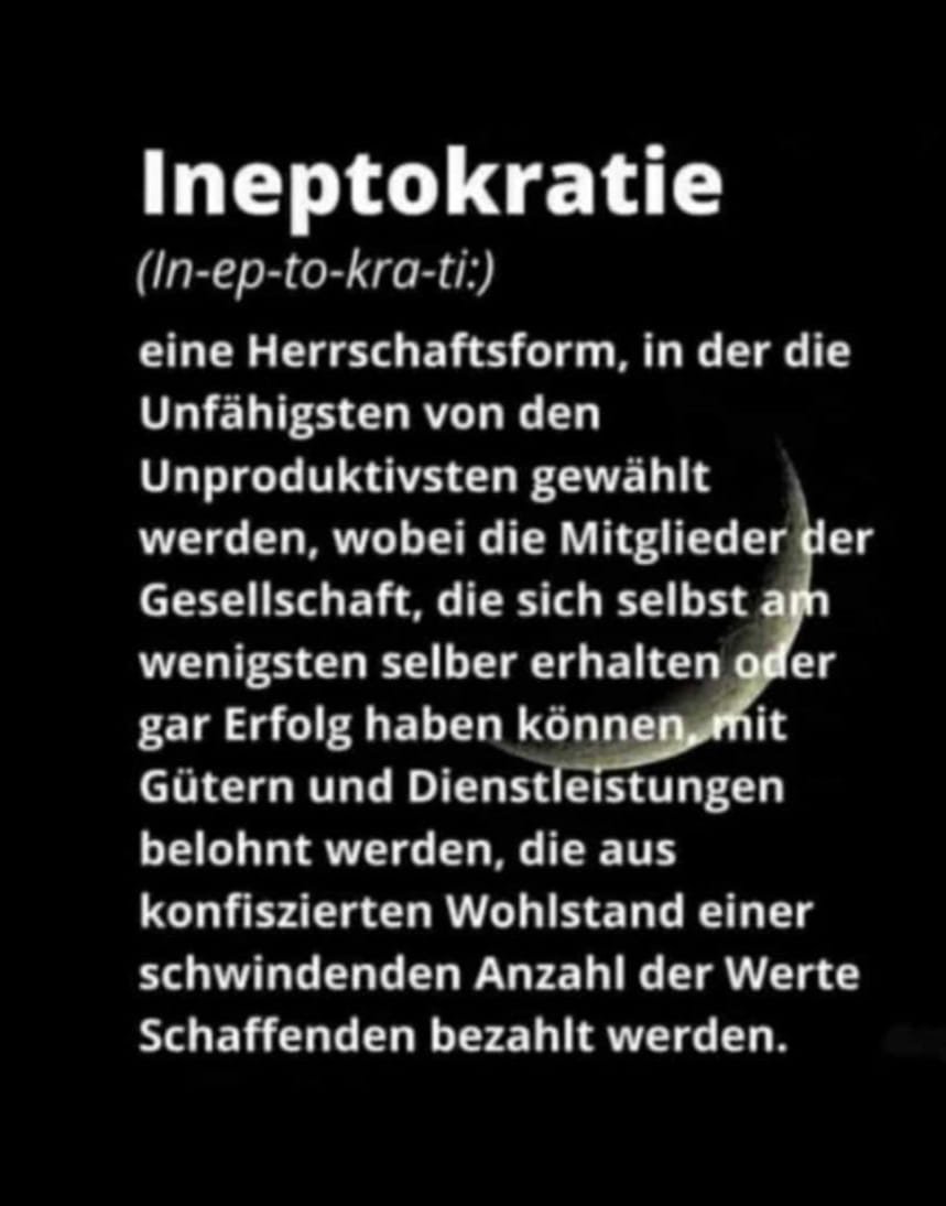 #DieGrünen in der #Regierung hier mal einfach definiert:
#GrueneSekte 
#Ineptokratie