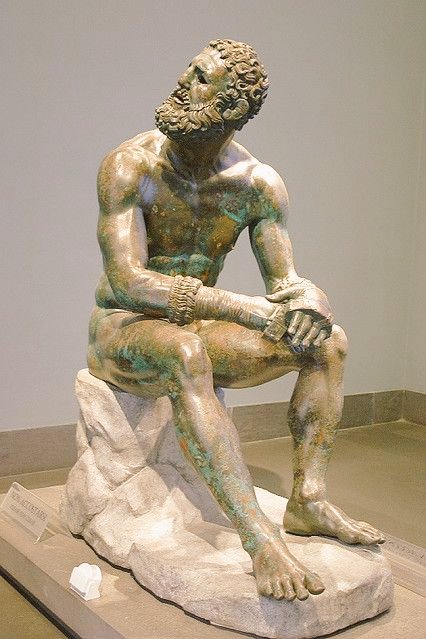Renting boxer (1st century BC) / ancient greek hellenistic #bronze #fineart