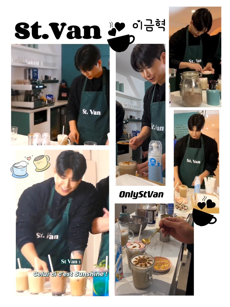 onlystvan's tweet image. #StVan #세인트반
☕💕 Dia Mundial do Café ☕💕
[14.04.2024]
••♡••
Só relembrando esse dia que St.Van, tão lindo como barista, criou o cafe latte "Sunshine".🌞☀

#LeeGeumHyuk #이금혁 #VAV #브이에이브이 #VAMPZ #뱀즈  @VAV_official @twt_VAV