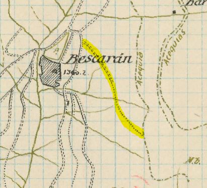 carlosguardia10's tweet image. Camins d'accés a partides del terme de Bescaran (Valls de Valira, Alt Urgell), detallats a la planimetria del 'Cuerpo del Estado Mayor del Ejército' del 1929 i al cadastre històric de l'any 1955 #rightsofway #footpaths #AltPirineuiAran