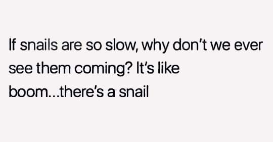 🤔🐌