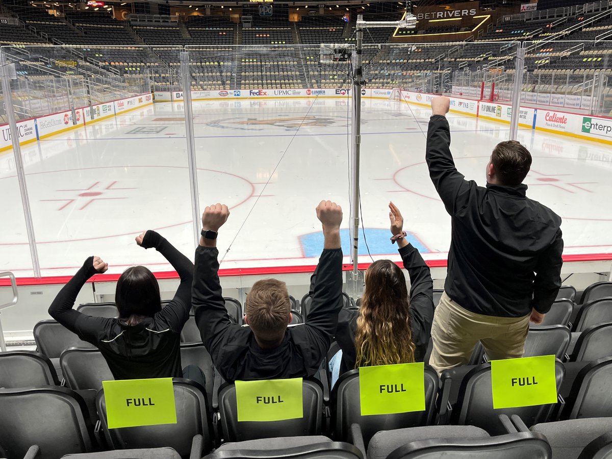 This View = GOALS 🤩🥅 We’re here until 3 PM today to help you ‘Select-A-Seat’! Find Your Perfect Plan: pens.pe/3Lq3329