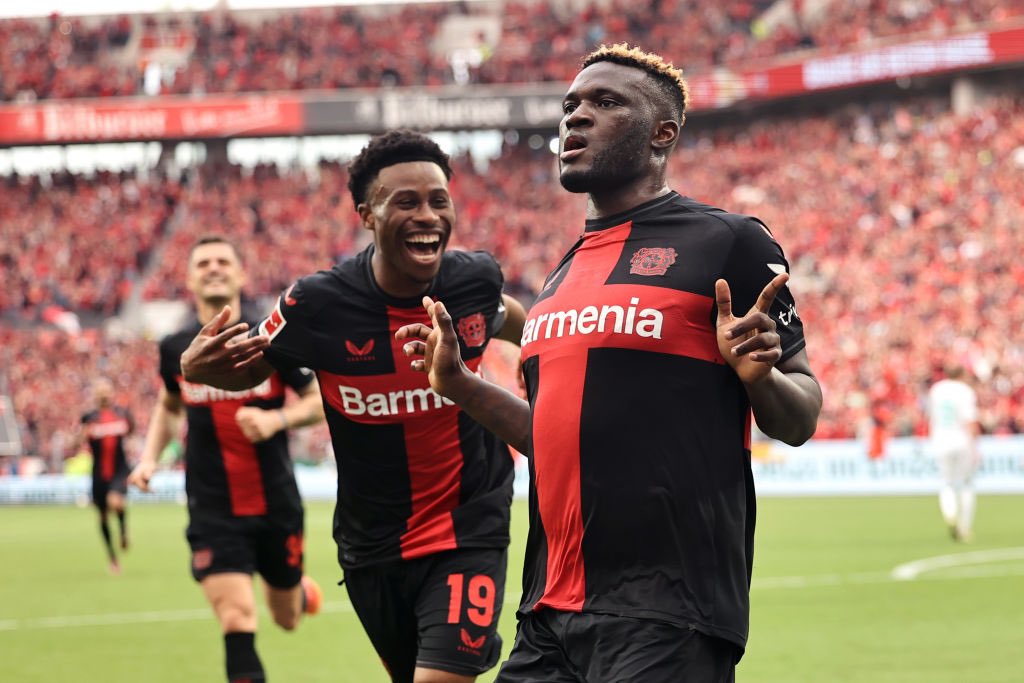 WorldSportsBet's tweet photo. Bayer Leverkusen beat Werder Bremen 5-0 to win their first German #Bundesliga title in style 🏆 https://t.co/8sll3hs4j0