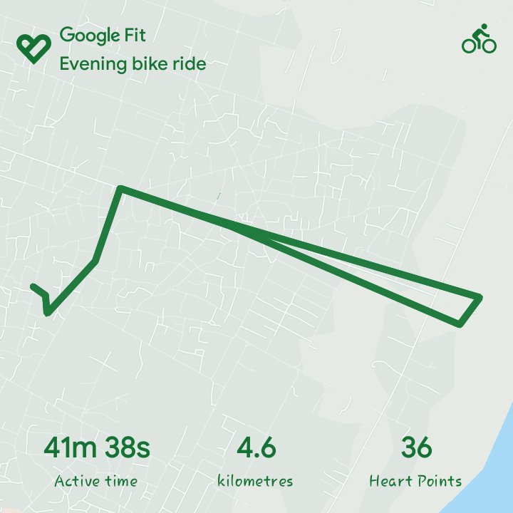 Testing out the new google fit app since @strava aint free