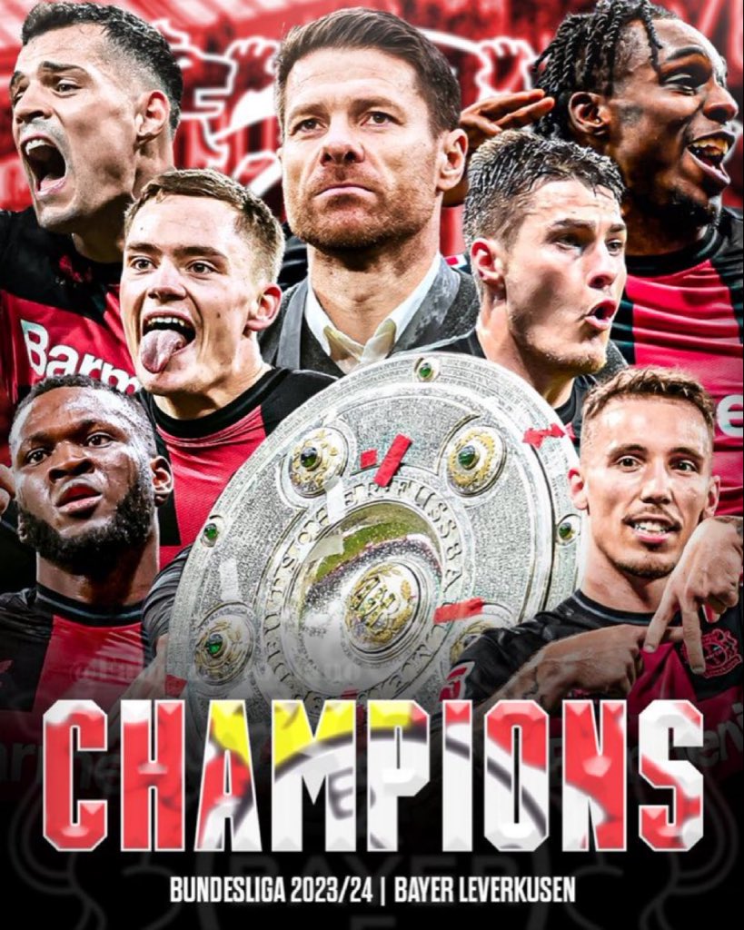 Leverkusen are champions 🔥