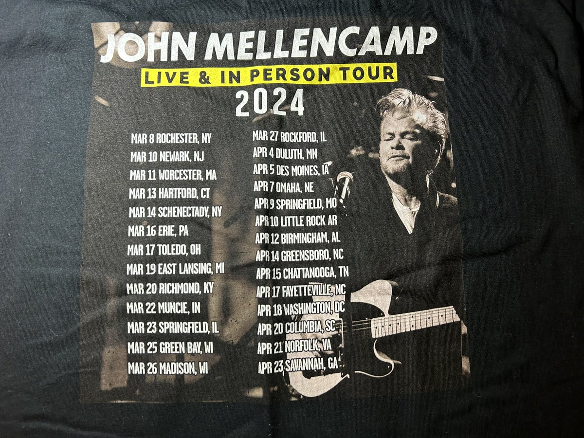 Our matching shirts and VIP lanyards…
#johnmellencamp 
#mellencamptour 
@Jessica22235792 
@johnmellencamp