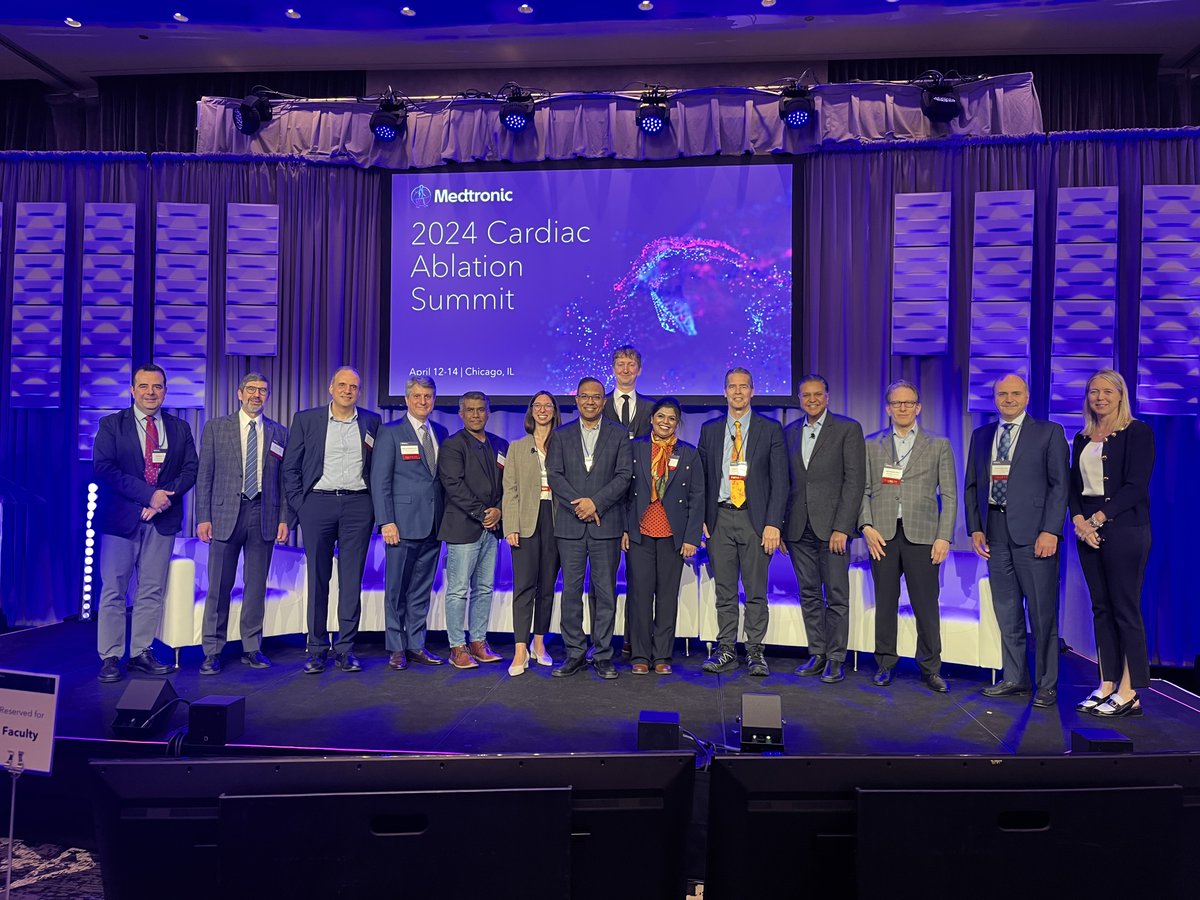 Fantastic presentations and discussion at Medtronic's 2024 Cardiac Ablation Summit. Thank you to all presenters and attendees for making this event a success! #Epeeps #MedtronicEmployee