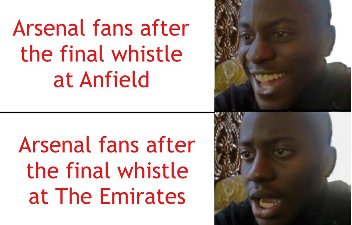 Arsenal fans today…