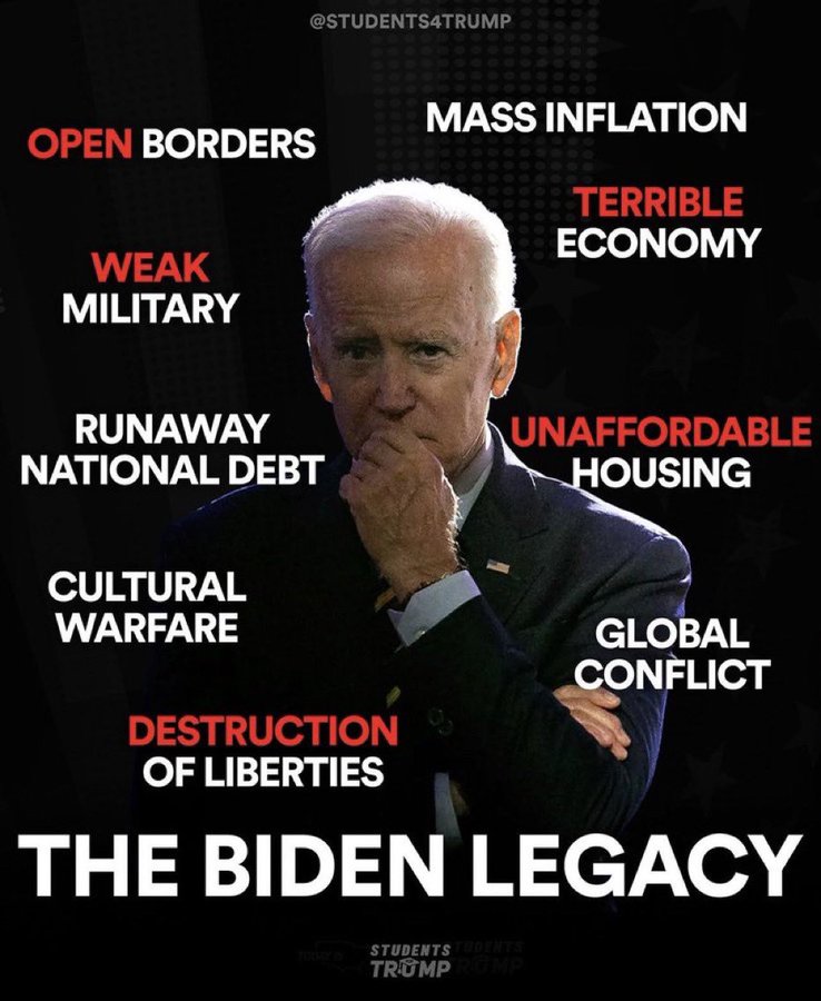 President Biden is a total failure. Remember this in November.