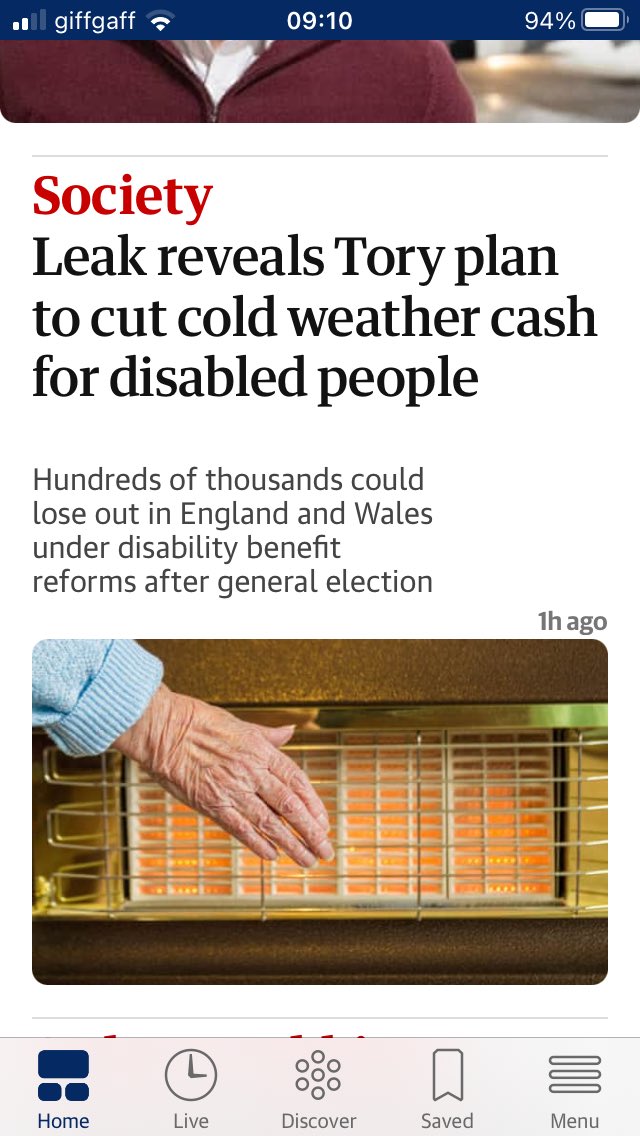 Tories are attempting to win the next General Election by punishing disabled people even more. They literally want them to freeze to death.