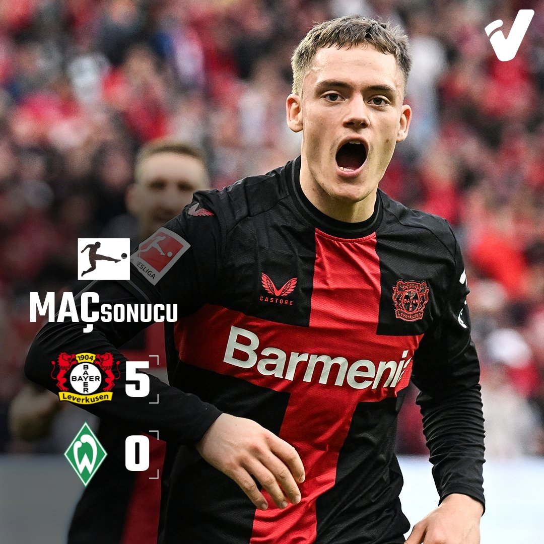 🏆 ŞAMPİYON BAYER LEVERKUSEN! MS | Bayer Leverkusen 5-0 Werder Bremen ⚽25' Boniface ⚽60' Xhaka ⚽68' Wirtz ⚽83' Wirtz ⚽90' Wirtz