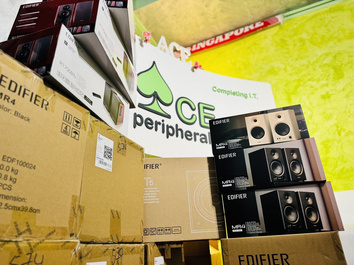 aceperipherals's tweet image. 🎶 Final April batch of #Edifier speakers is on the move! 🚚🔊 Pre-order peeps, they’re almost yours! Missed out? May’s batch is coming soon! 📅💥

Thanks for your patience! 🙌 #AudioLovers #aceperipherals @Edifier_Global  aceperipherals.com/collections/ed…
