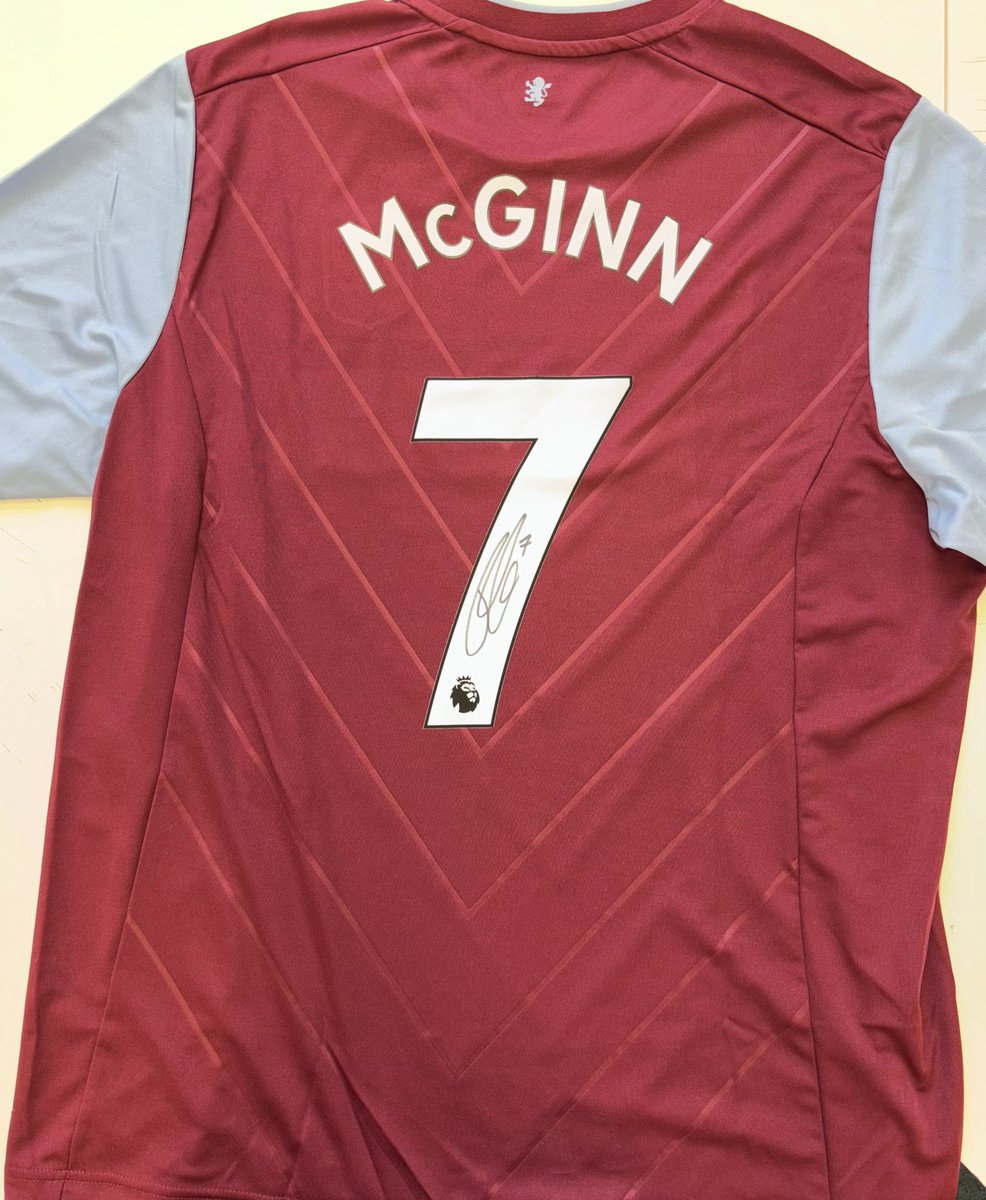 Super John McGinn #AVFC #AstonVilla John McGinn hand signed Villa shirts available via DM