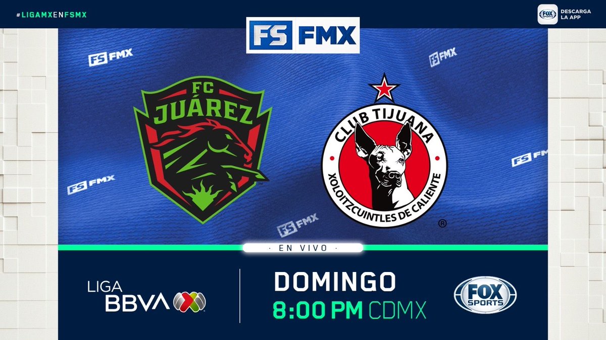 Los #BravosxFSMX se enfrentan a los #XolosxFSMX en un partido crucial para sus aspiraciones en la #LigaMXenFSMX ⚽ Los espero en el @fcjuarezoficial 🆚 @Xolos Te esperamos este domingo a las 8PM CDMX en vivo por @FOXSportsMX