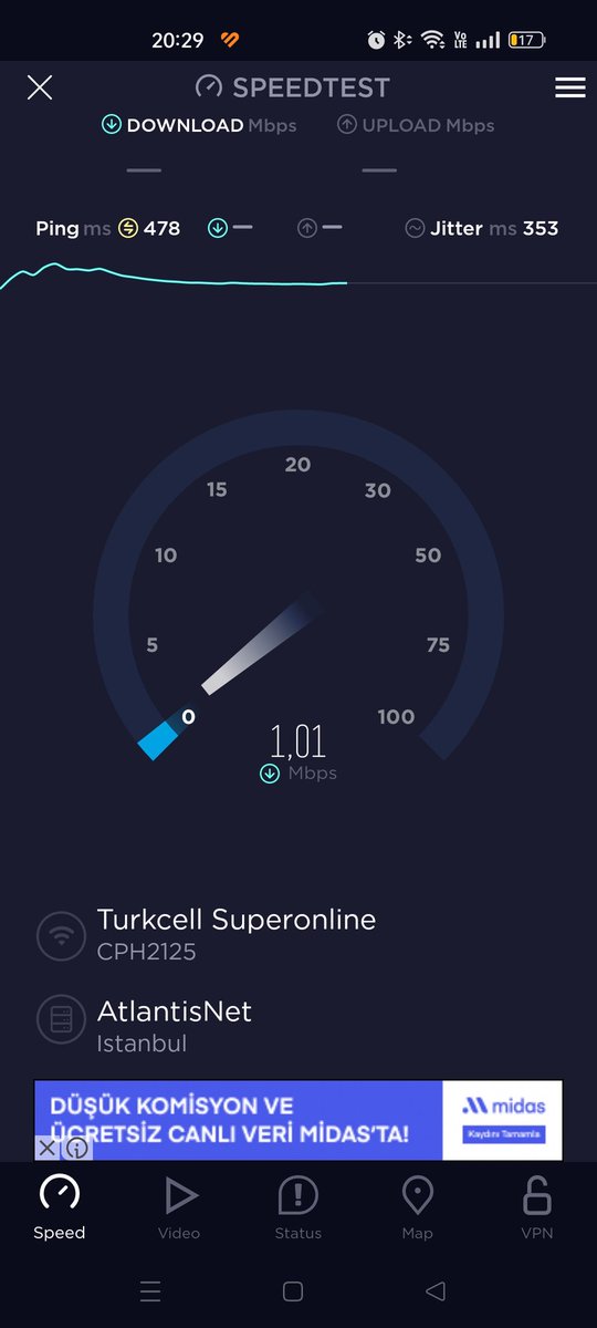 5 mt yan odadaki wifi den aldığım internet hızı,siz gerçekten aldığınız parayı hak ediyor musunuz,kaç kere şikayet ettim,kaç kere servis çağırdım,çözüm bulamıyorsanız,iptal edin <a href="/Turkcell/">TURKCELL</a>